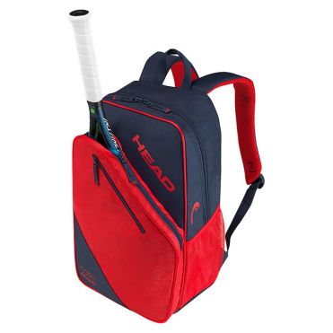 Рюкзак спортивный HEAD CORE Backpack 283567 NVRD с карманом под 1 ракетку темносине-красн